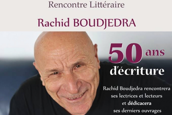 Rencontre avec l&#039;écrivain Rachid Boudjedra à la librairie Point