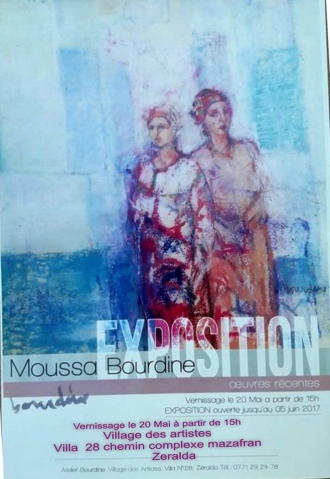 Nouvelle expo de Moussa Bourdine
