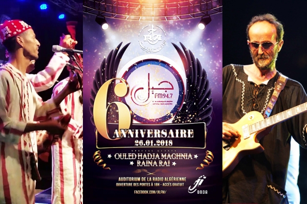 RAINA RAI et Ouled El Haja Maghnia pour fêter l&#039;anniversaire de Jil FM