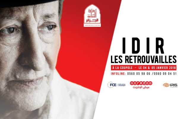 «Les retrouvailles» Idir en concert à Alger après 40 ans d&#039;absence