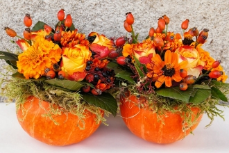 Atelier floral spécial Halloween pour les enfants