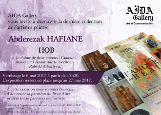 HOB. Vernissage et vente dédicace de Abderezak Hafiane à la galerie Aïda