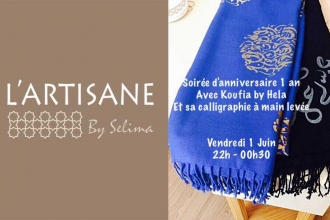 Soirée d&#039;anniversaire chez L&#039;Artisane by Selima