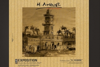 Expo &#039;Carnets de voyages&#039; de Hachemi Ameur à la Galerie El Yasmine