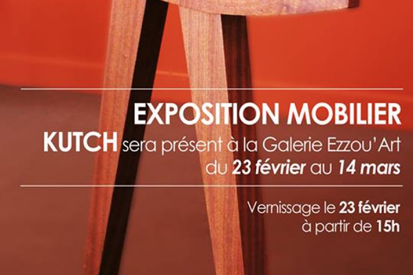 Exposition mobilier KUTCH à la galerie Ezzou&#039; Art