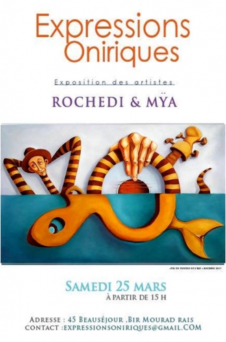 Expressions Oniriques, nouvelle exposition de Mya et Rochedi