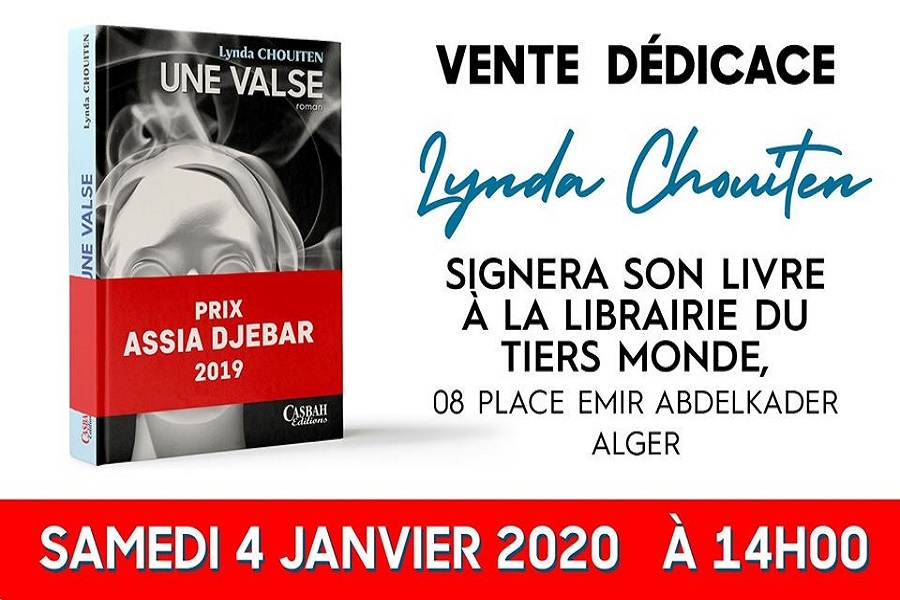 Lynda Chouiten signe son roman à la librairie du Tiers Monde