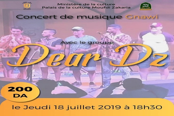 Dear Dz en concert au Palais de la Culture