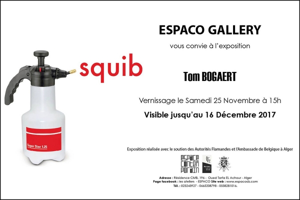 L&#039;exposition «SQUIB» de l&#039;artiste Tom Bogaert chez Espaco Gallery